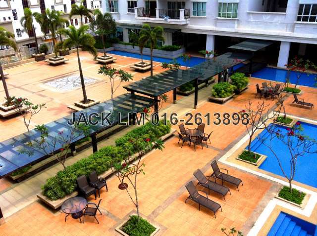 Recreational area view from the balcony
