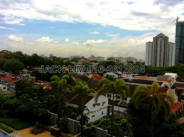 City view from the unit balcony