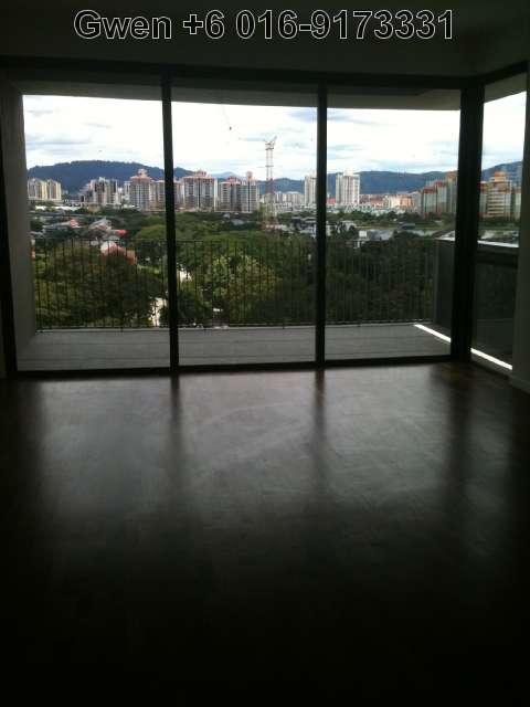 Spectacular View of the City from the Living Hall