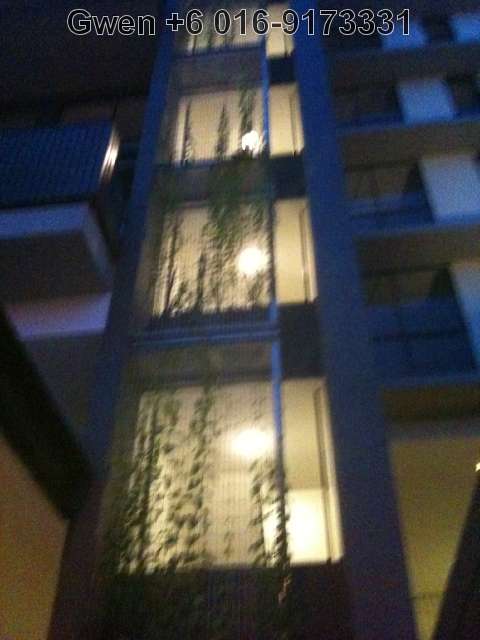 Green Tendrils running down the building