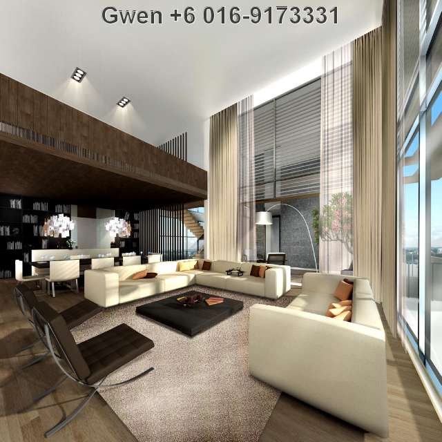 Double Volume Spacious Living Room