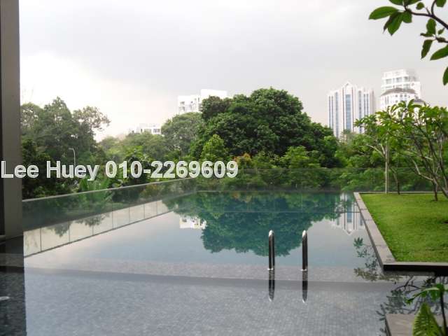 Pool with green view