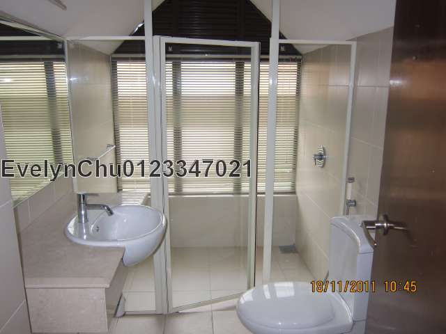 One of the bathrooms