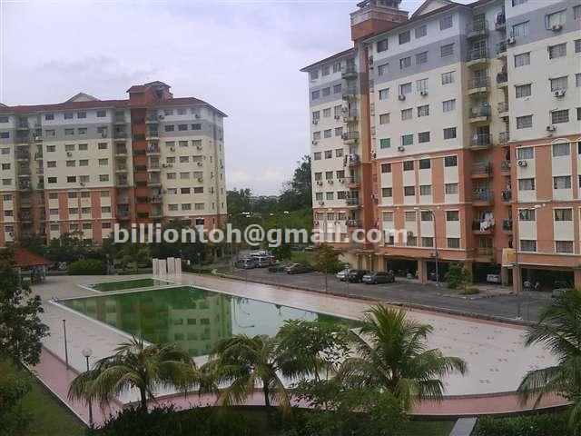 Facing swimming pool view