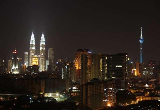 south facing KLCC