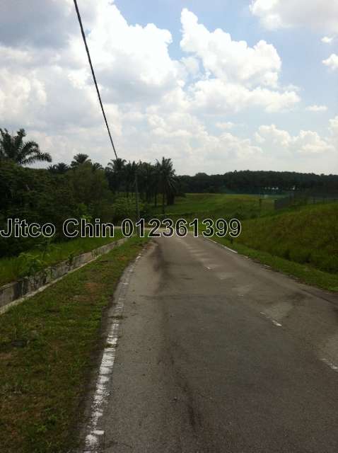 The distance between the university and the land