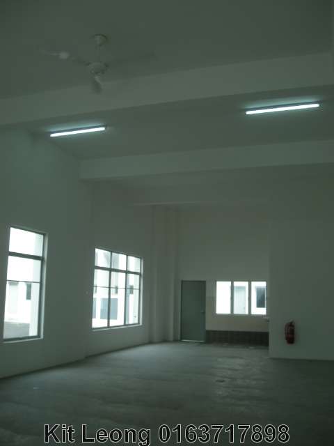 Interior of ground floor with high ceiling