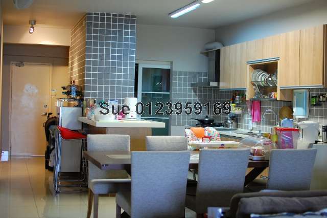 Open concept kitchen