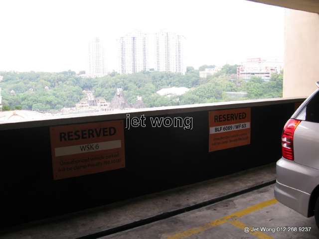reserved b1 floor parking