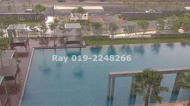 View the whole swimming pool