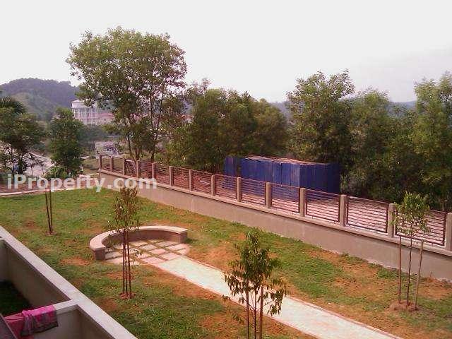 Back view from balcony