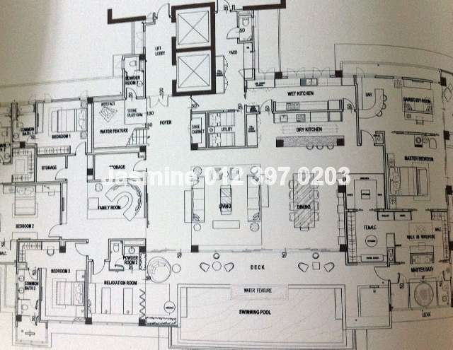 Penthouse Type AT Lower Floor 8,902 sq.ft.