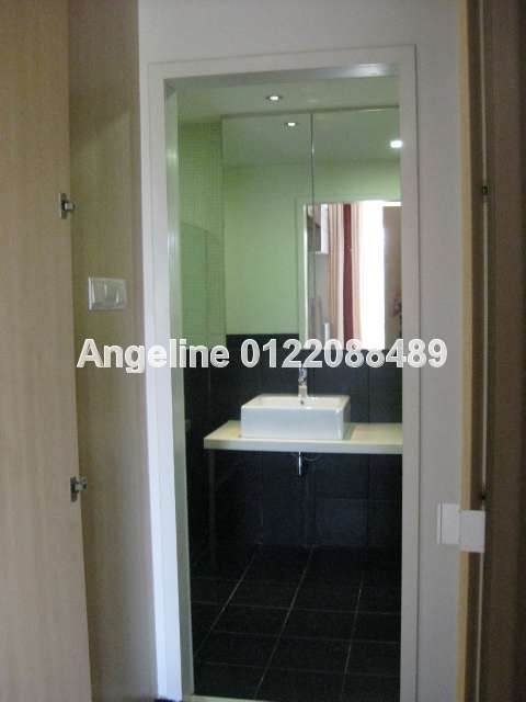 Attached master bathroom