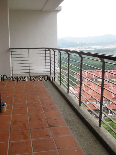 Spacious balcony