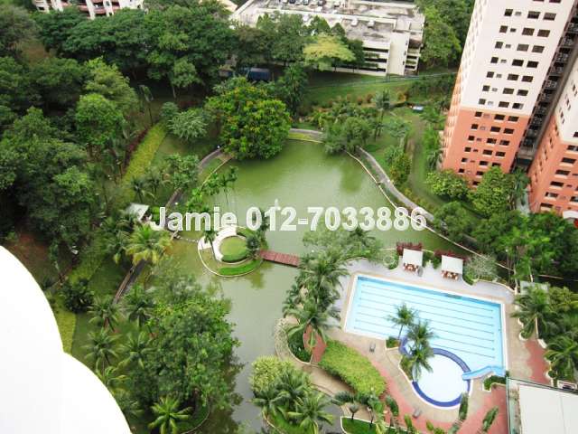 View of Mont Kiara Lake from Balcony