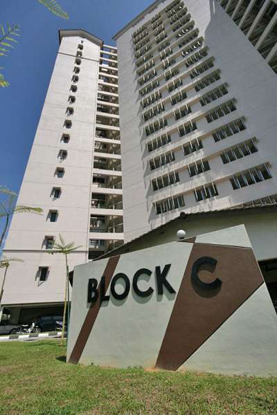 Block C Main Entrance