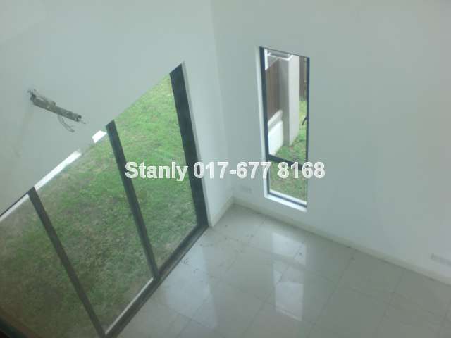 View of living hall from master bedroom