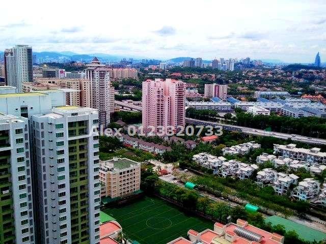 view from balcony