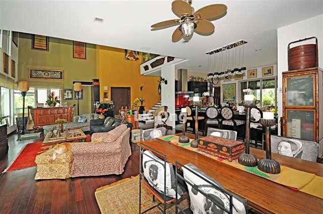 View from Open concept Dining room