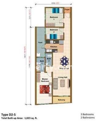 1,023sf