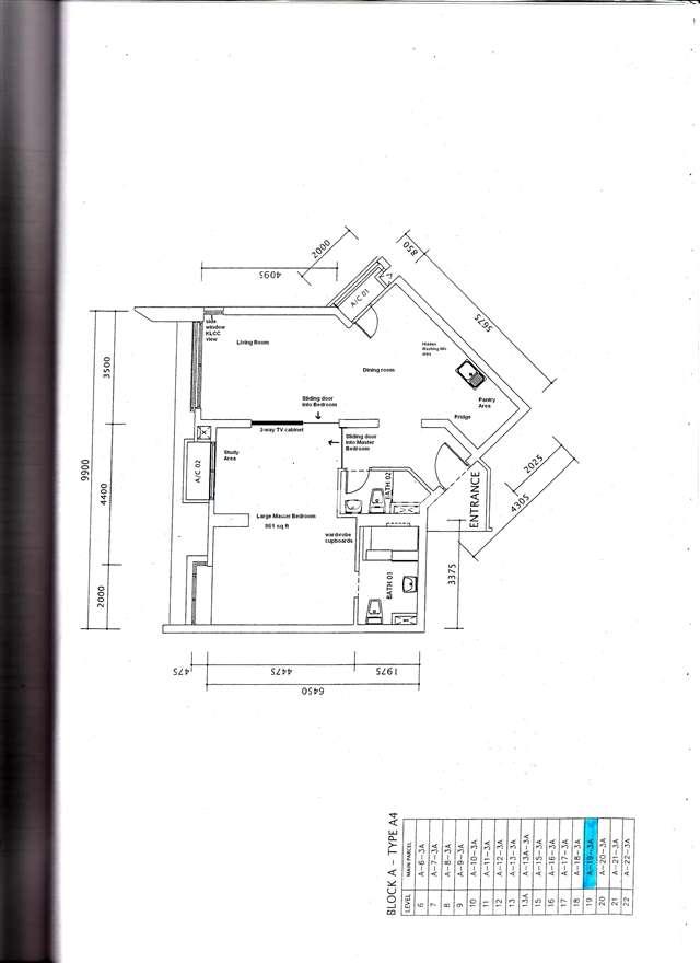 Floor Plan showing Unit