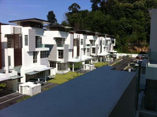 neighbouring houses