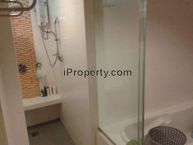 extended shower bathroom