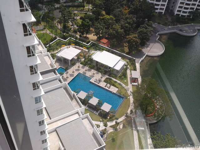 view to pool