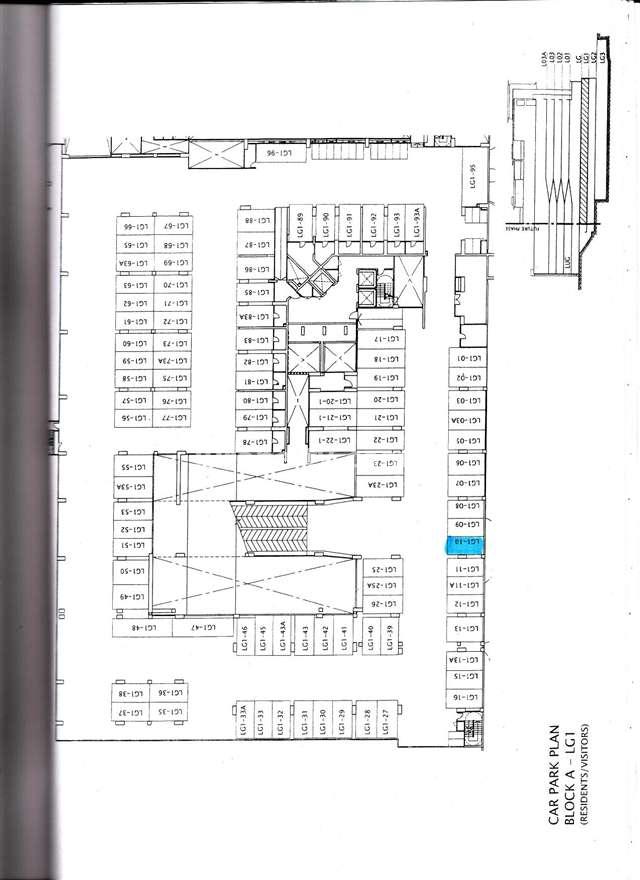 Location of Car Park is Convenient Near Lift