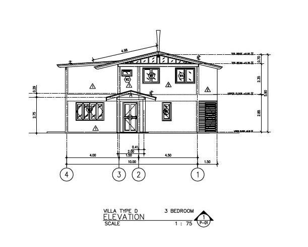 Type D Elevation 1 Type D Elevation 1